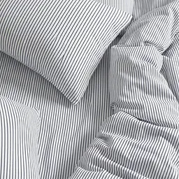 Простирадло на резинці з вареної бавовни 200x200x30 NORDIC STRIPE COSAS (2200000050083) - мініатюра 2