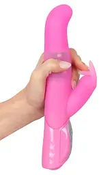 Вібратор-кролик Sweet Smile Pearl Bunny 26 см рожевий - мініатюра 4