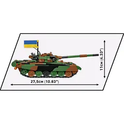 Конструктор Cobi Танк Т-72 M1R UA/PL 724 деталі (COBI-2624) - мініатюра 8