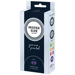 Презервативи Mister Size 69 прозорий 10 шт.