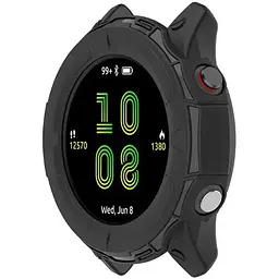 Чохол-бампер DK Силікон Outlines для Garmin Forerunner 955 (black) - мініатюра 2