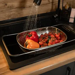 Друшляк-сито на раковину для миття продуктів 34*23,5*9 см Zhongjing HP-19-17 - мініатюра 6