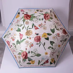 Парасоля механічна складна 99 см, синій Yiwu HP-23-15BL