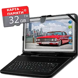 Планшет телефон Hoozo X1001 Full HD 32Gb LTE Silver+ Чохол-клавіатура + Карта пам'яті 32GB - мініатюра 2