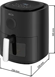 Мультипіч-аерофритюрниця ECG AF 4020 Compact Fry 3,8 л - мініатюра 2
