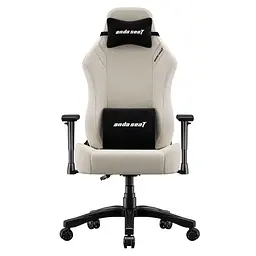 Ігрове крісло Anda Seat Luna Size L Ivory Fabric (AD18-44-I-F) - мініатюра 2