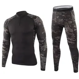 Термобілизна чоловіча тактична Solve Dark Camo L