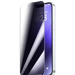 Захисне скло 3D Privacy (GL-27) для Apple iPhone 14 Pro (6.1") Чорний Remax teh0031882 - мініатюра 5