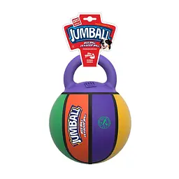Іграшка для Собак Gigwi Jumball Баскетбольний М'яч c Гумовою Ручкою - мініатюра 2