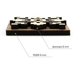 Штамп для вибійки Rosa Talent №20 Вишиванка 7x7см - мініатюра 2