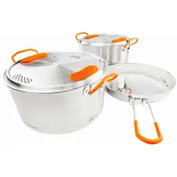Набір посуду GSI Glacier Stainless Base Camper Large