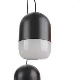 Люстра підвісна Brille в спальню LED 35W NW BK (BR-01 674S/5) - мініатюра 5