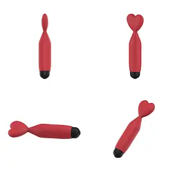 Міні-вібратор Erospace Sweet Play Mini Heart Vibrator A14 62050070-0014 104544 - мініатюра 8