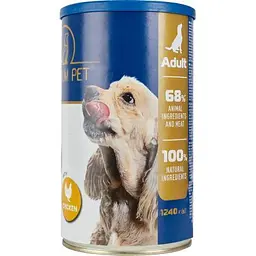 Консерви для собак PREMIUM PET Шматочки в соусі з куркою 1.240 г (4820255192260)