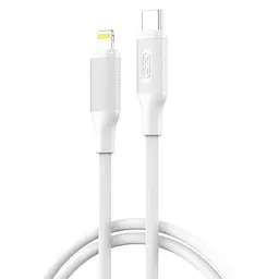 Кабель XO NB-Q265A Minimalist Series PD 27W Type-C to Lightning 1м Білий