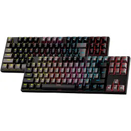 Клавіатура Fantech Atom MK876 Red Switch Gray [MK876GR] [115621] - мініатюра 4