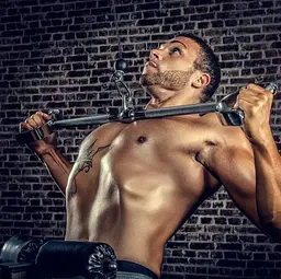 Ручка для верхньої тяги York Fitness 86см з паралельним хватом пряма, хром - мініатюра 5