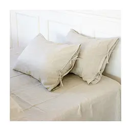 Наволочка MirSon Льон Natural Linen 40х60 Grey sky (2200005371879)