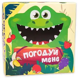 Гра настільна STRATEG "Погодуй мене- крокодил" розвиваюча 30379