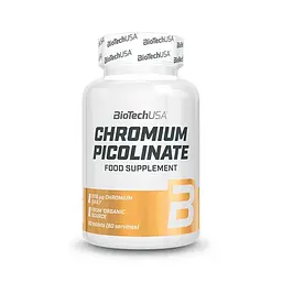 Вітаміни та мінерали BioTech Chromium Picolinate, 60 таблеток