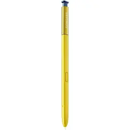 Стилус-ручка Samsung Galaxy Note9 S Pen Ocean Blue оригінал з Bluetooth колір телефону Ocean Blue жовтий стрижень синя кнопка (EJ-PN960BLEGUS) - мініатюра 2