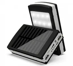 Мобільна зарядка Power Bank Metal + LED Solar 90000 mAh - мініатюра 3