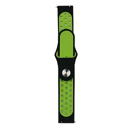 Ремінець Nike Sport 20 mm Watch Active/Galaxy S4 42 mm/Gear S2/Xiaomi Amazfit Чорний/Volt - мініатюра 2