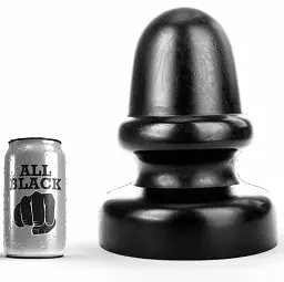 Анальна пробка All Black 23 см (чорний) - мініатюра 2