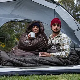 Спальник з капюшоном Naturehike U250S NH20MSD07, 0°C лівий коричневий - мініатюра 6