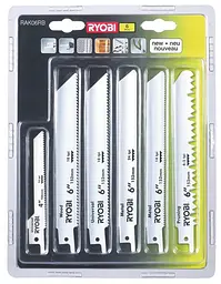 Полотно пиляльне для шабельної пили RAK06RB по дереву металу Ryobi hoz0013963