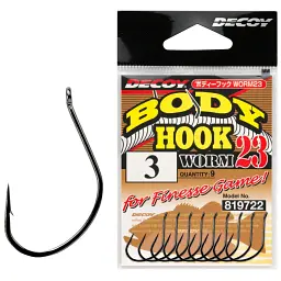 Крючок Decoy Worm23 Body Hook 2 (9 шт/уп)