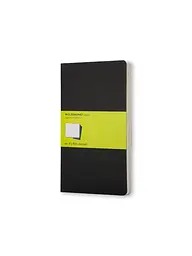 Записник Moleskine Cahier середній, Нелінований Чорний (QP318)