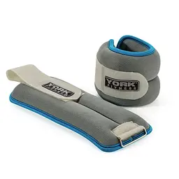 Обважнювачі York Fitness Soft для рук і ніг 2х2кг сірий