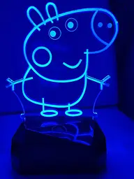 Світильник нічник 3D планшет USB, акумулятор, ручка для написів - мініатюра 3