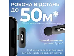 Мікрофонна радіосистема BOYA BY-V10 USB Type-C - мініатюра 8