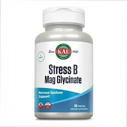 Магній та вітаміни B від стресу, Stress B Magnesium Glycinate - 60 vcaps