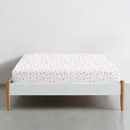 Простирадло на резинці Cosas ROSE STARS 180х200х20 см (StarRoseWhite-3006_180x200x20) - мініатюра 2