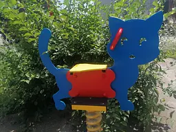Гойдалки качалка на пружині Котик - мініатюра 3