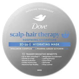 Маска для волосся Dove Scalp + Hair Therapy Заспокоєння та зволоження 270 мл - мініатюра 3