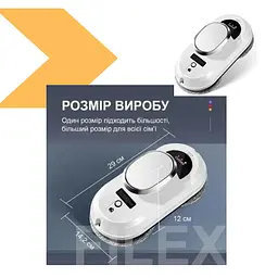 Робот для миття вікон з потужним всмоктуванням 5500 Pa A7 (49764-A7_1639) - мініатюра 2