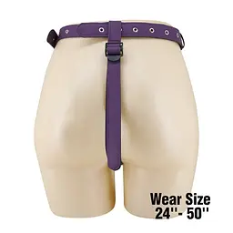 Трусики для страпону Pretty Love Harness Briefs Caludio III (фіолетовий) - мініатюра 4