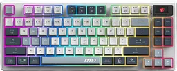 Клавіатура бездротова MSI FORGE GK600 RGB White (S11-43UAP01-HH9)
