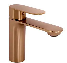 Змішувач для умивальника Rea Drop низький brushed copper REA-B6381