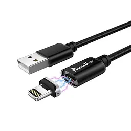 Кабель Avantis AC-95i MagJet USB – Lightning- чорний - мініатюра 5