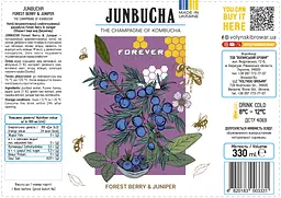 Напій безалкогольний слабогазований Forever Janbucha Forest Berry & Jupiner 0.33 ж/б - мініатюра 5
