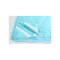 Наматрацник MirSon Eco Light №1725 Silk Air-line на резинці по кутках Blue 80x160 см (2200002890809) - мініатюра 5