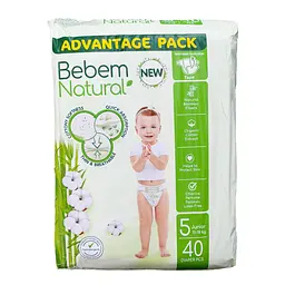 Підгузки Bebem Natural 5 Junior (11 - 18 кг), 40 шт