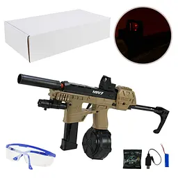 Іграшковий автомат MP7 на гідрогелевих кульках, пісочний гель-бластер з барабанним магазином (ST635A)