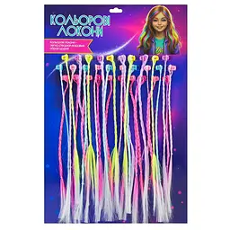 Пряди волос A-Toys на заколках на планшетке YH-52605