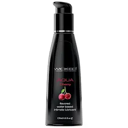 Лубрикант на водній основі Wicked Sensual Care Aqua cherry flavored 120 мл